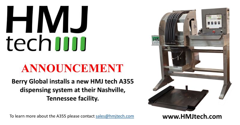 HMJ tech’s A355 is designed for high speed manufacture of pails and drums. 